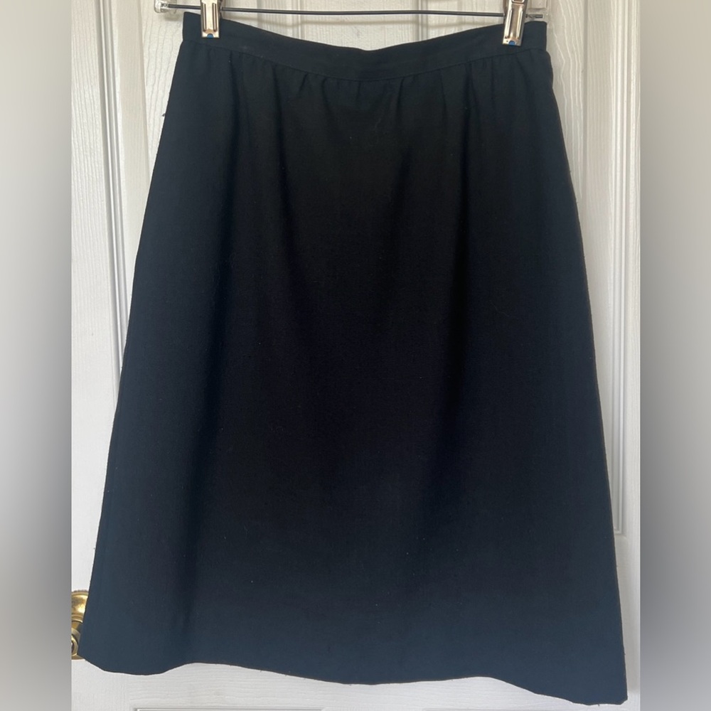 Vtg career Black Knee-length Pencil skirt Size  8-9